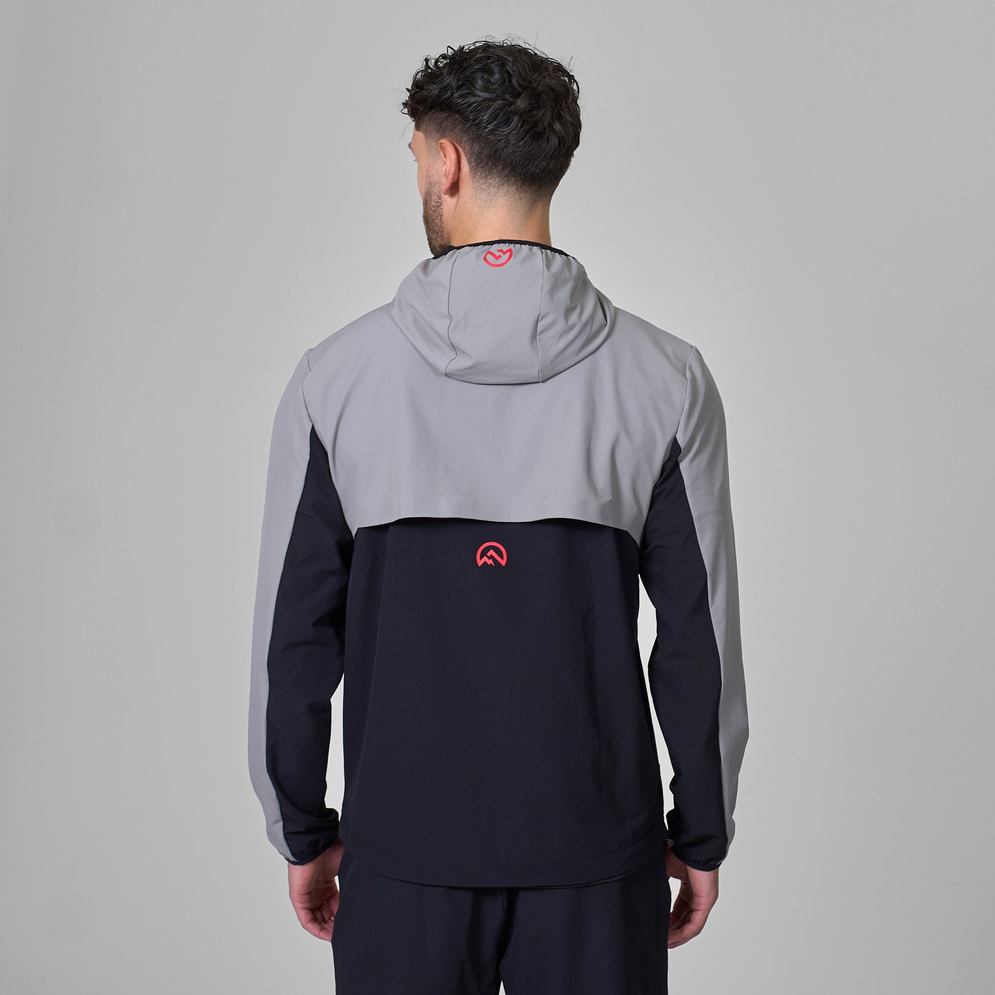 Flux Versatility Tracksuit Jacket 'Black/Grey/Red'