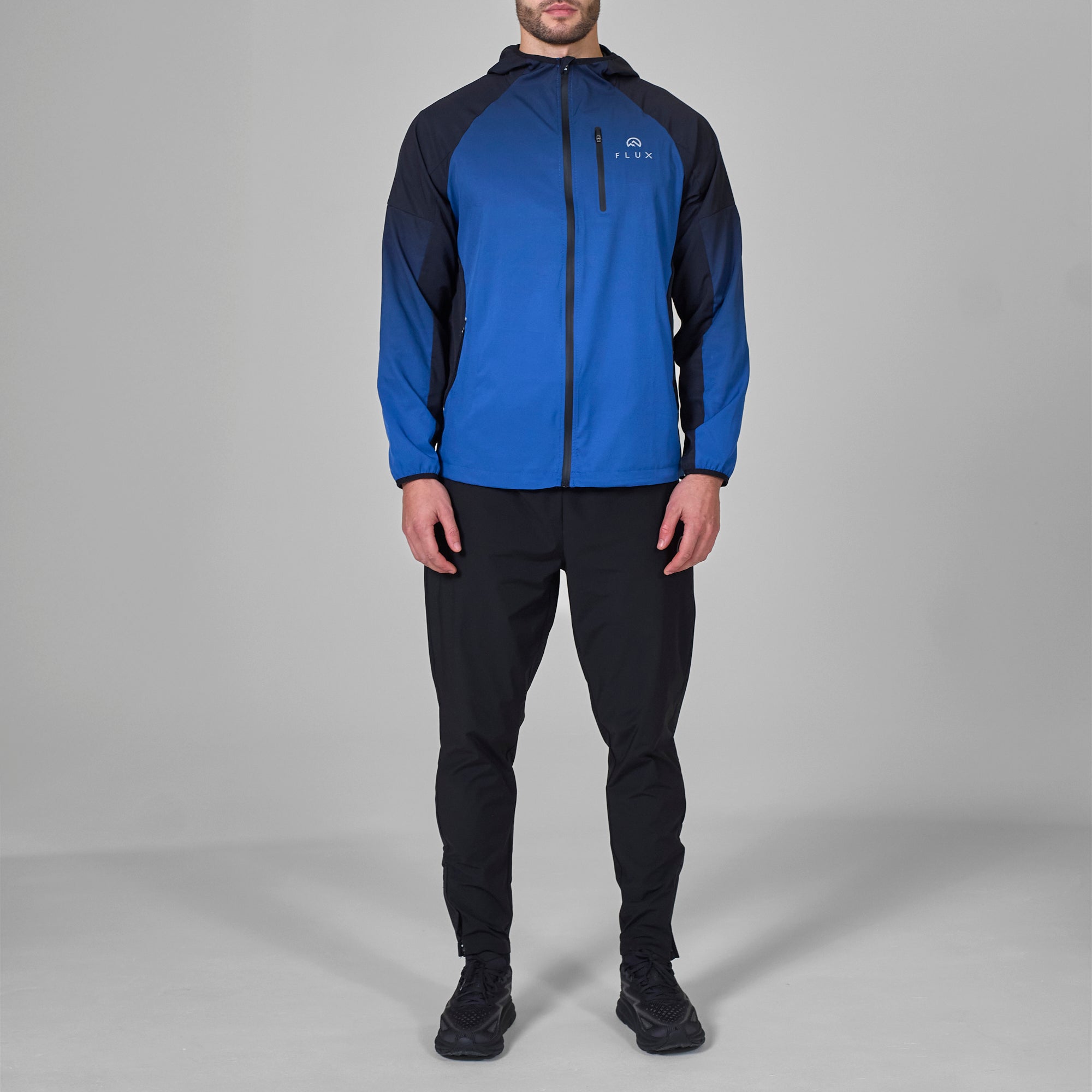 Flux Gradient Jacket 'Black/Cobalt'