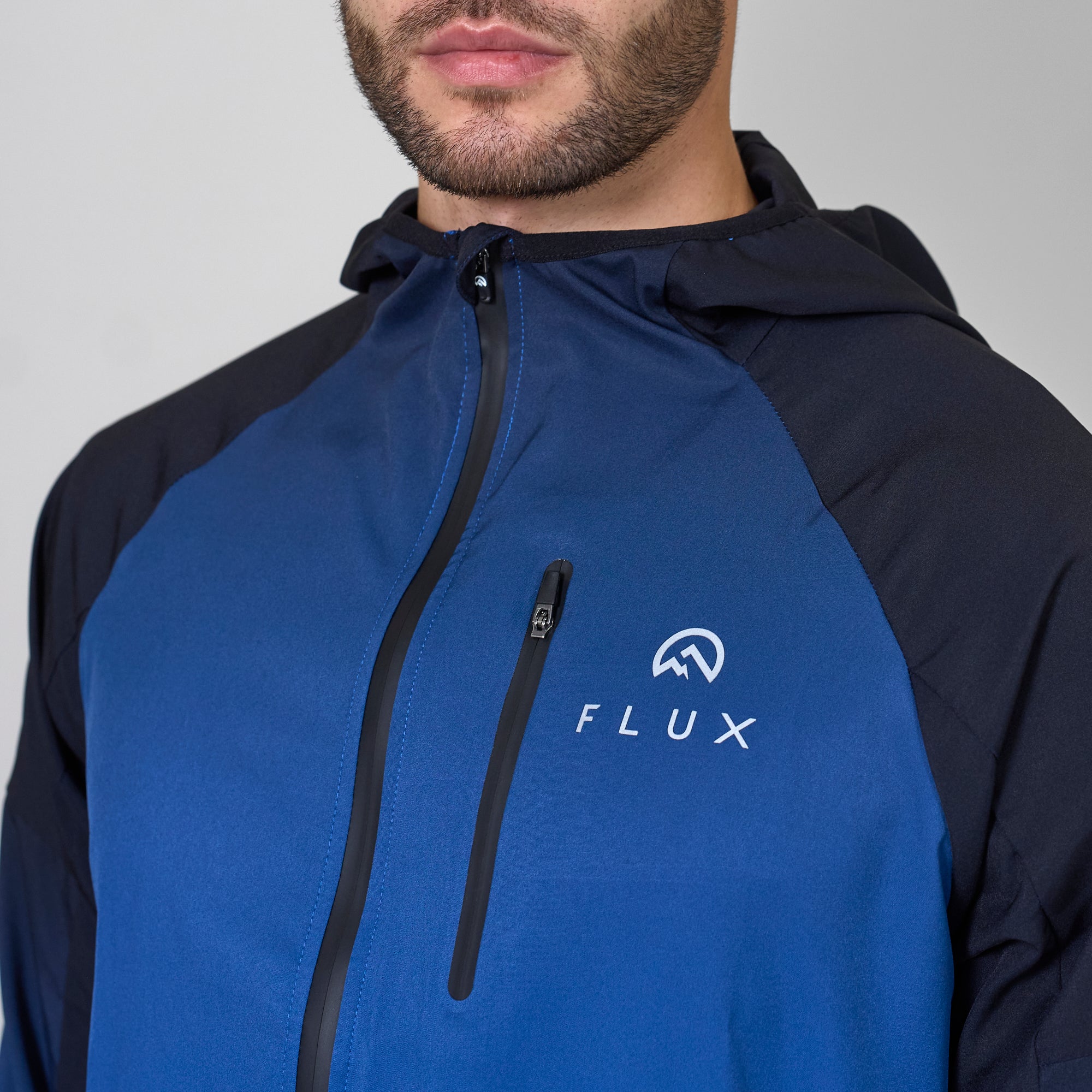 Flux Gradient Performance Tracksuit Tri-Set 'Black/Cobalt'