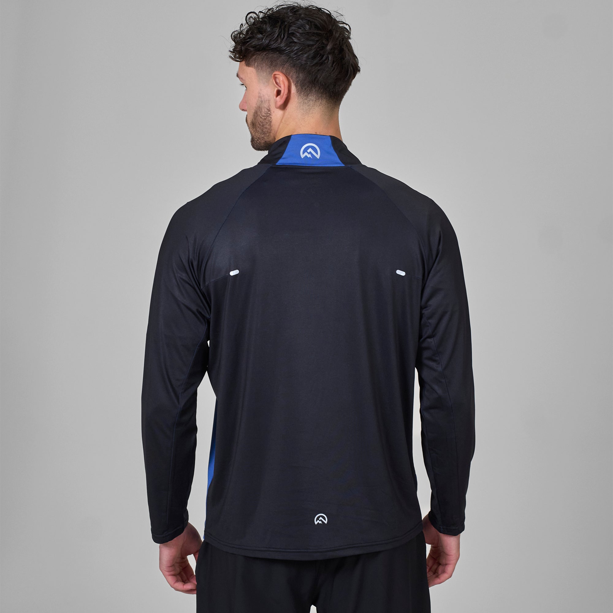 Flux Gradient 1/4 Zip Set 'Black/Cobalt'