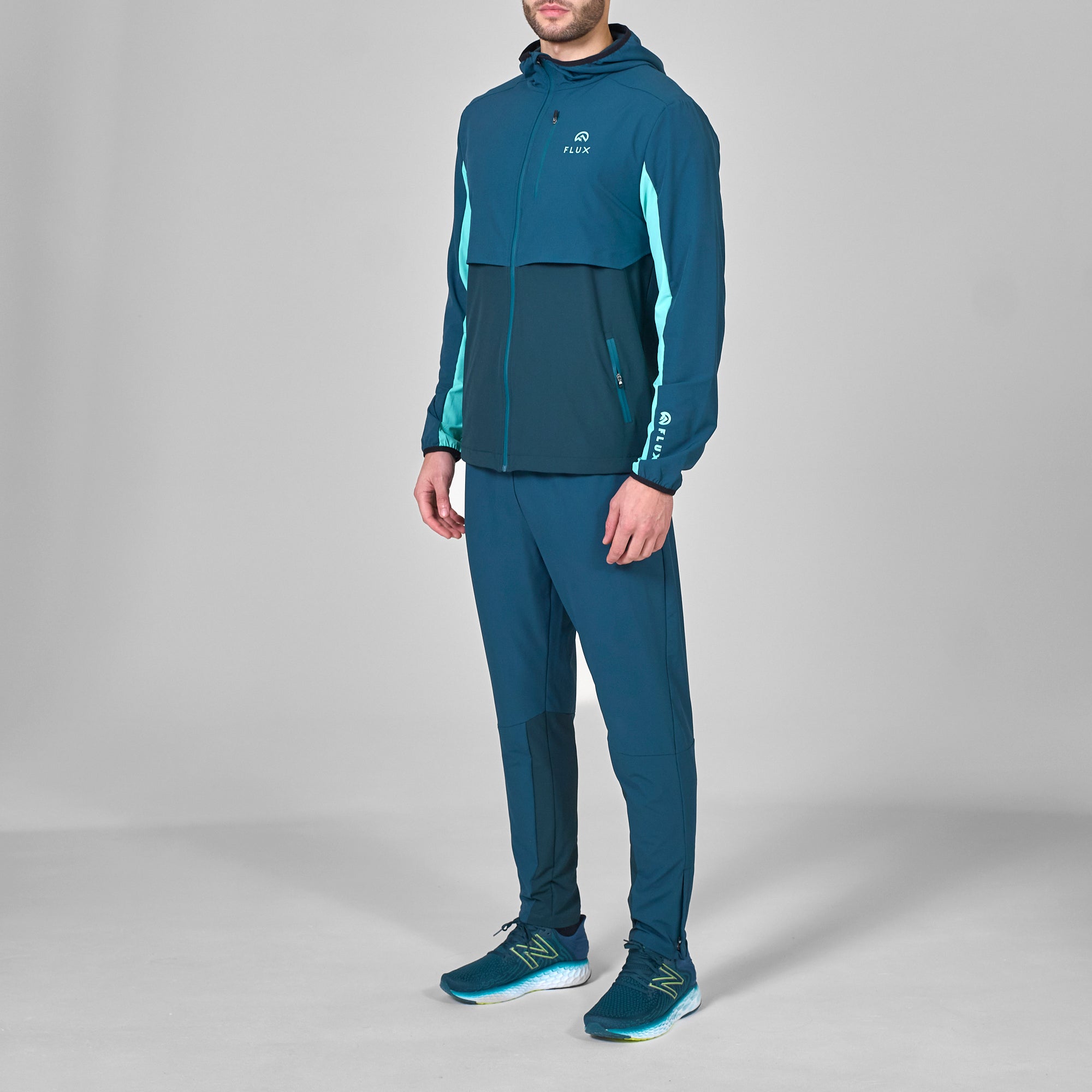 Flux Versatility Tracksuit Tri-Set 'Jungle Green/Teal'