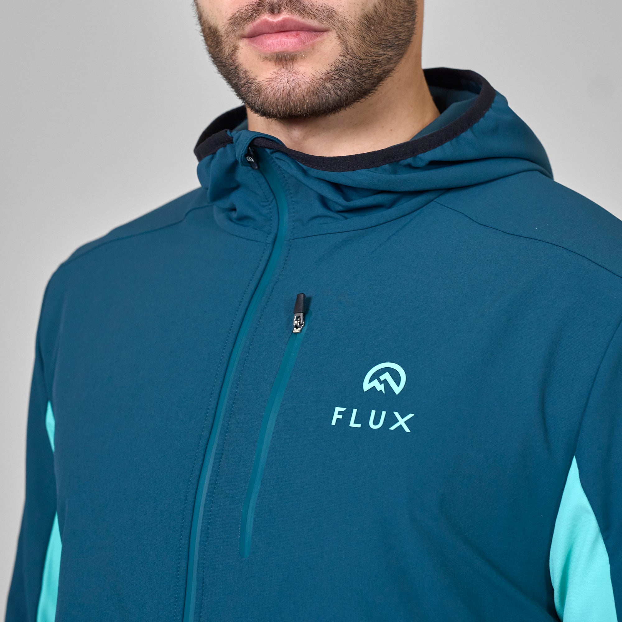 Flux Versatility Tracksuit Jacket 'Jungle Green/Teal'