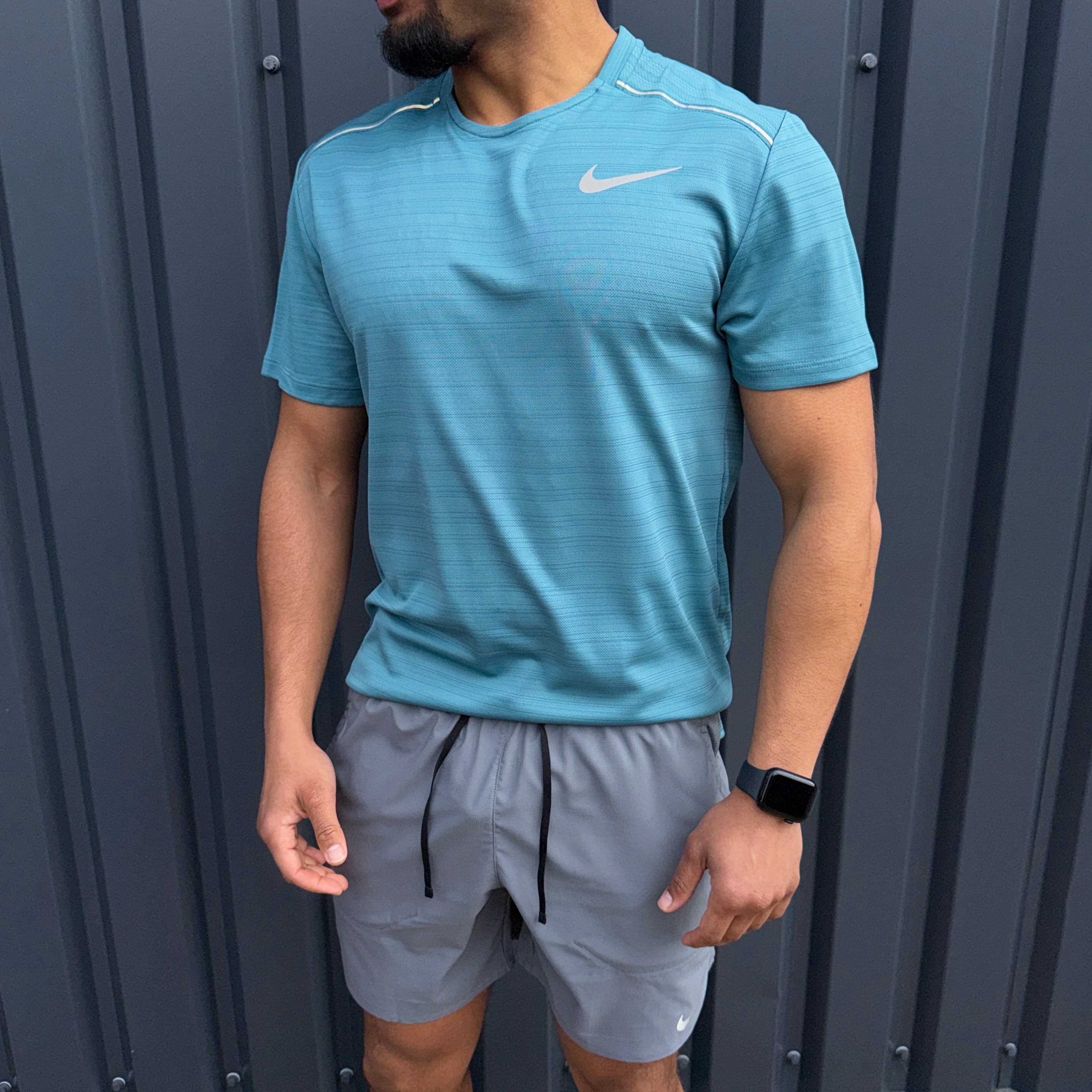 Men's Nike Miler 1.0 Set 'Mineral Teal/Grey'