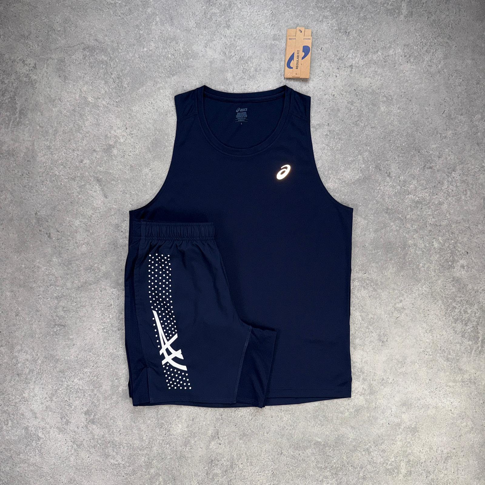 ASICS Vest Shorts Set 'Midnight'