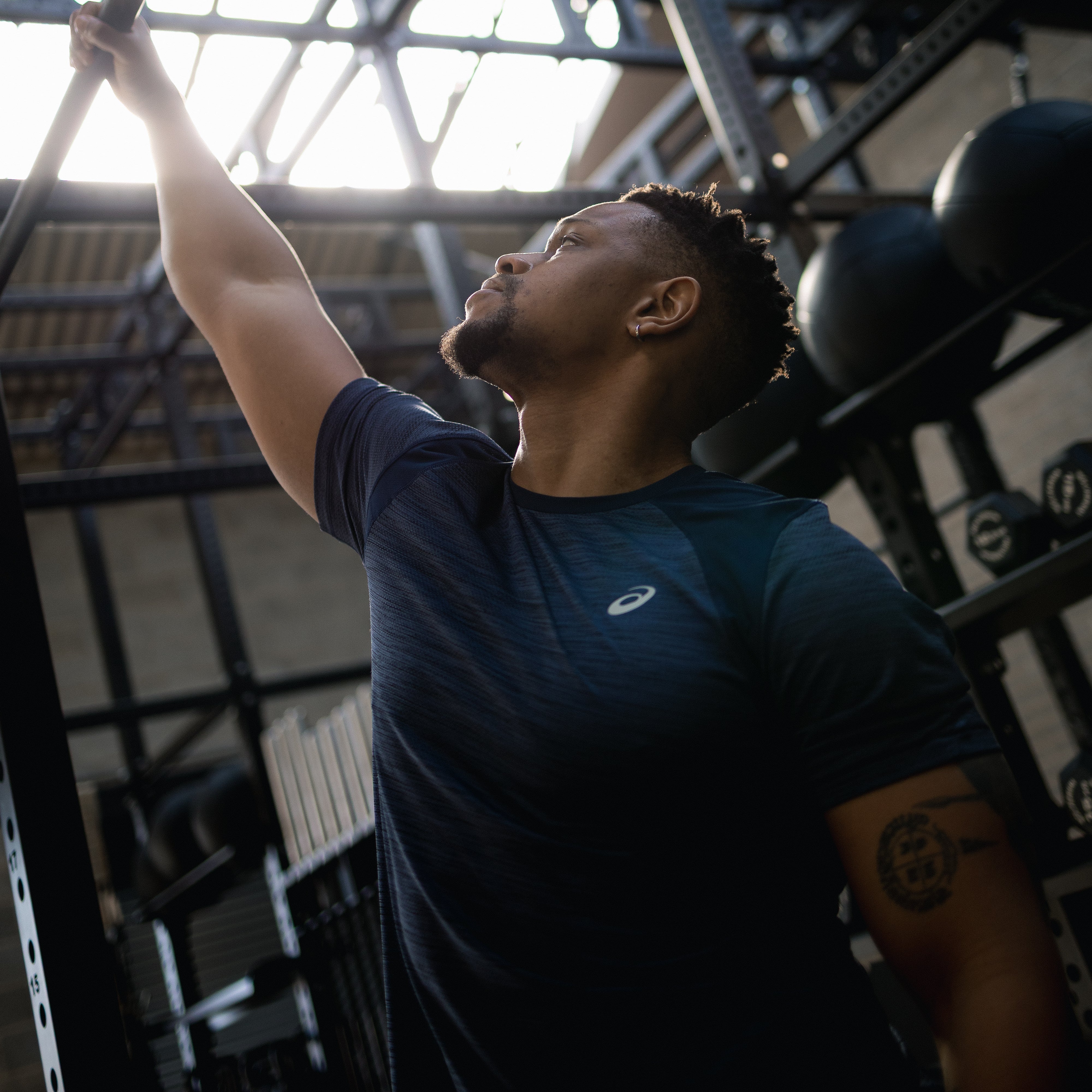 ASICS Road T-Shirt Lite Pants Set 'Midnight'