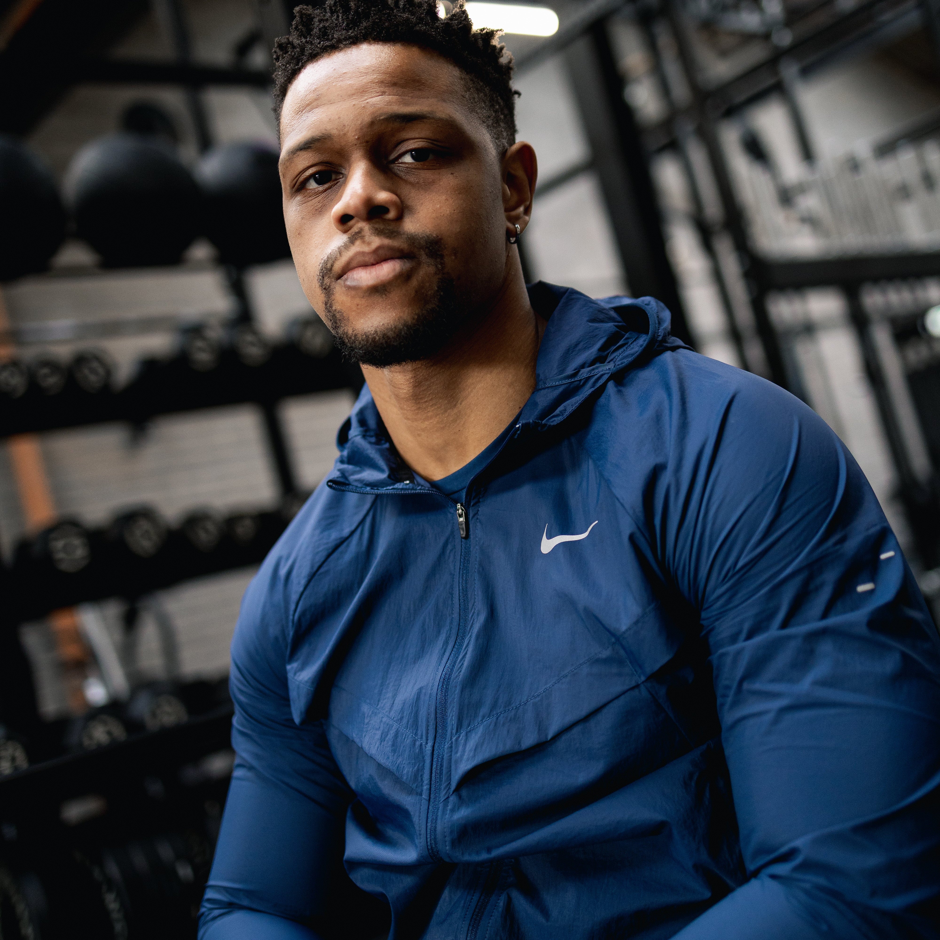 Nike Stride Jacket Pants Set 'Midnight'