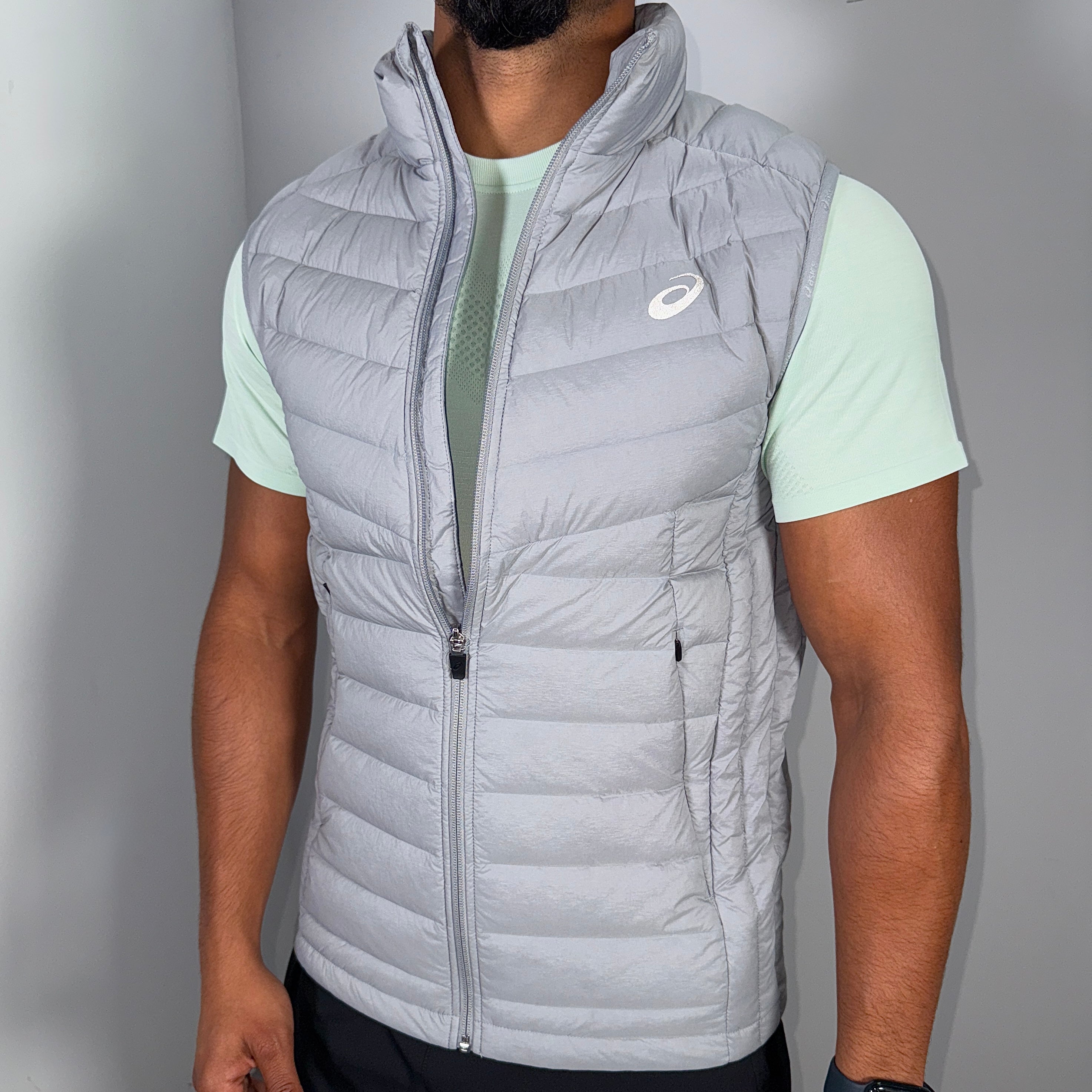Asics gilet 'grey'