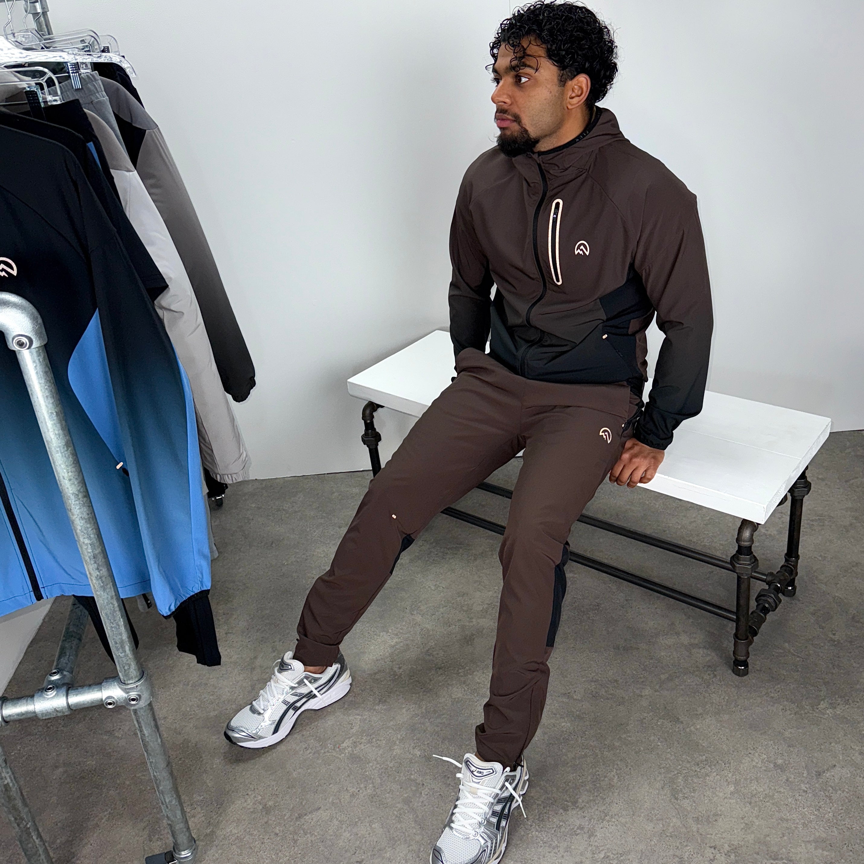 Flux gradient tracksuit set 'chocolate/black'