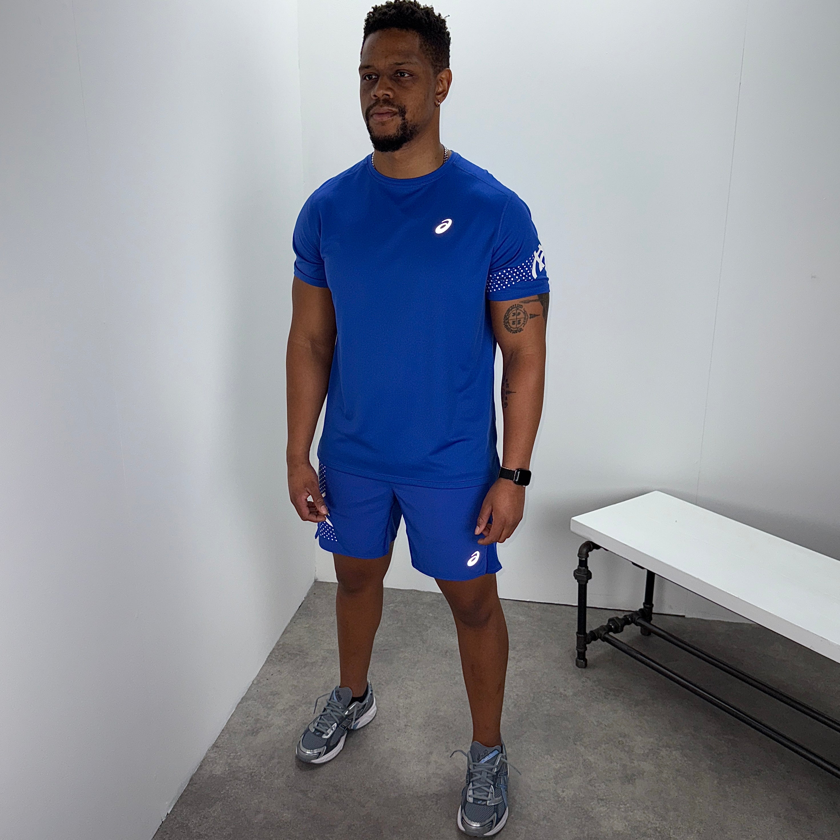 Asics icon t-shirt set 'cobalt'