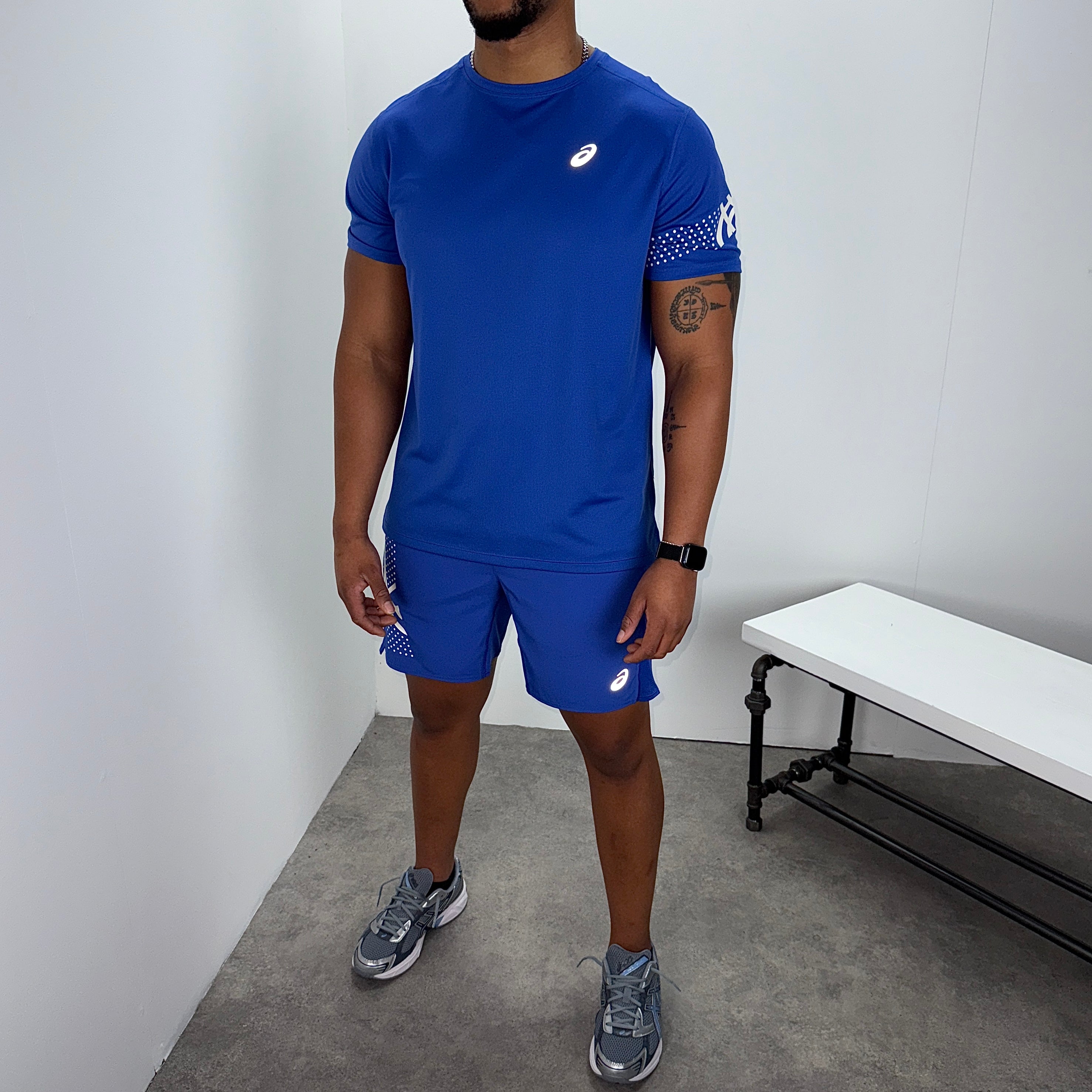 Asics icon t-shirt set 'cobalt'