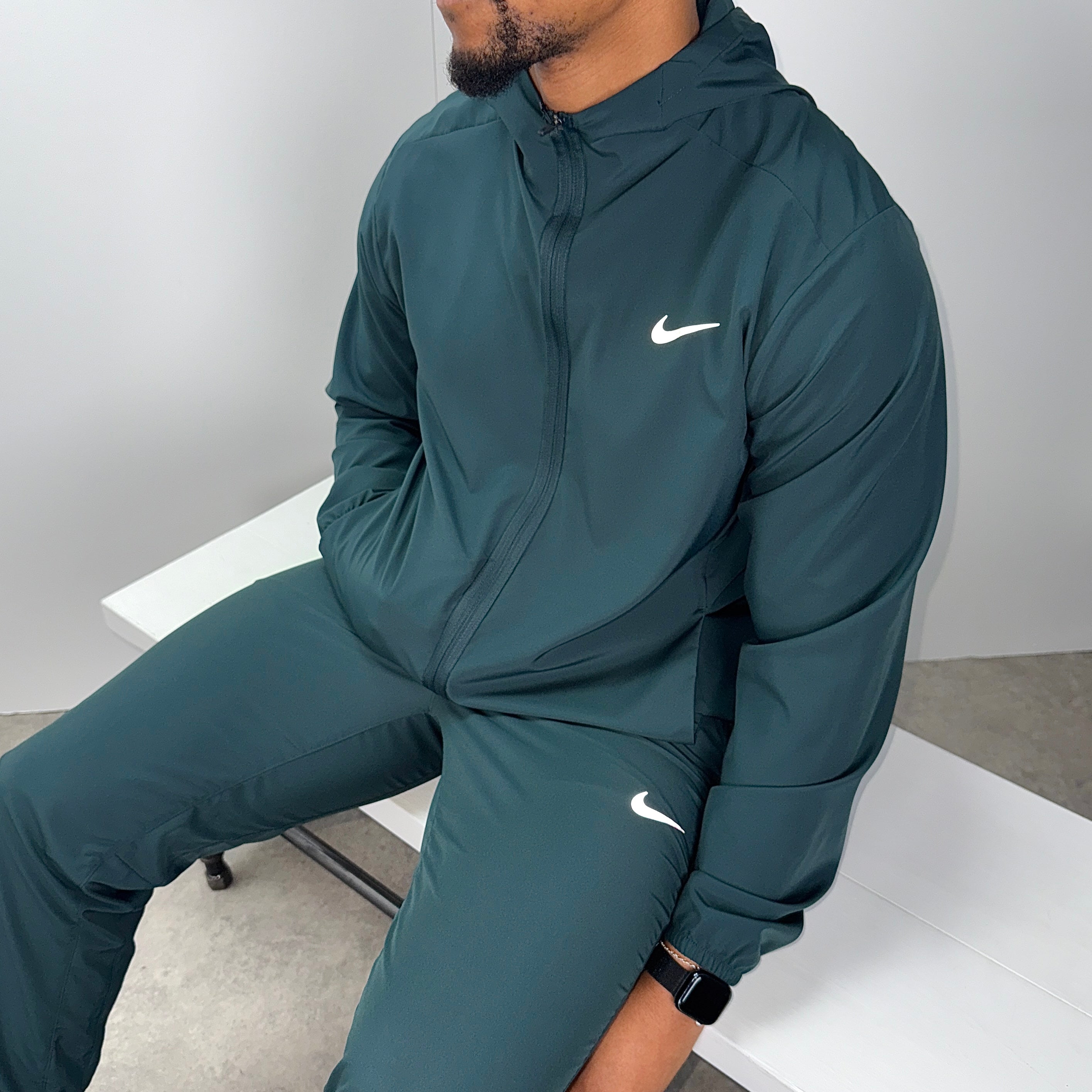 Nike form jacket 'seaweed'