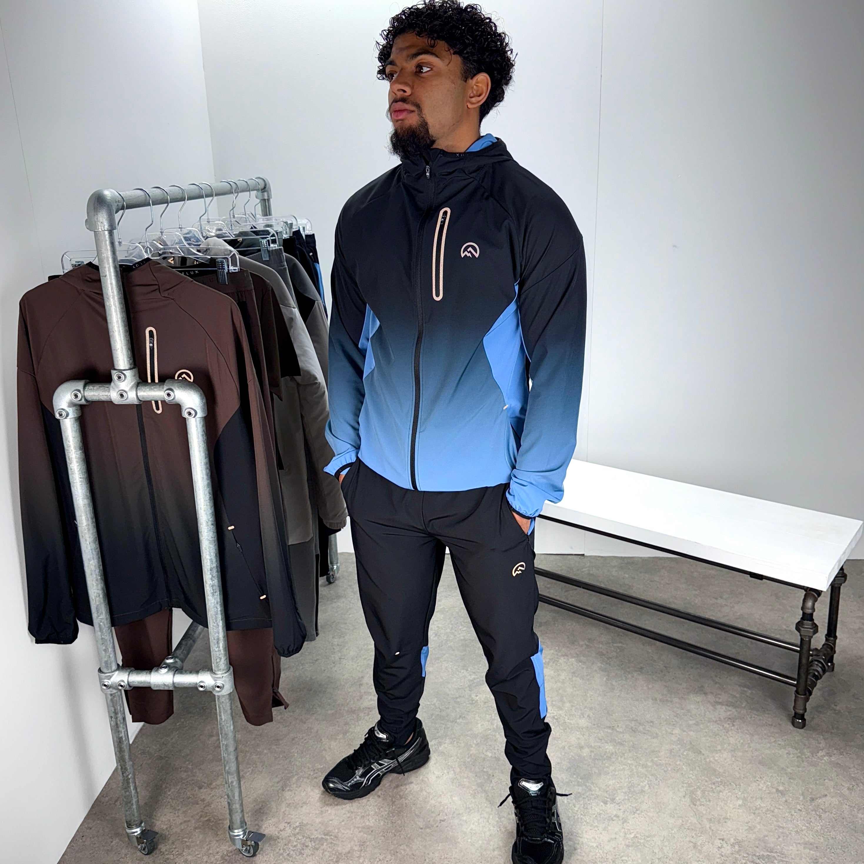 Flux Gradient Jacket 'Black/Airforce'
