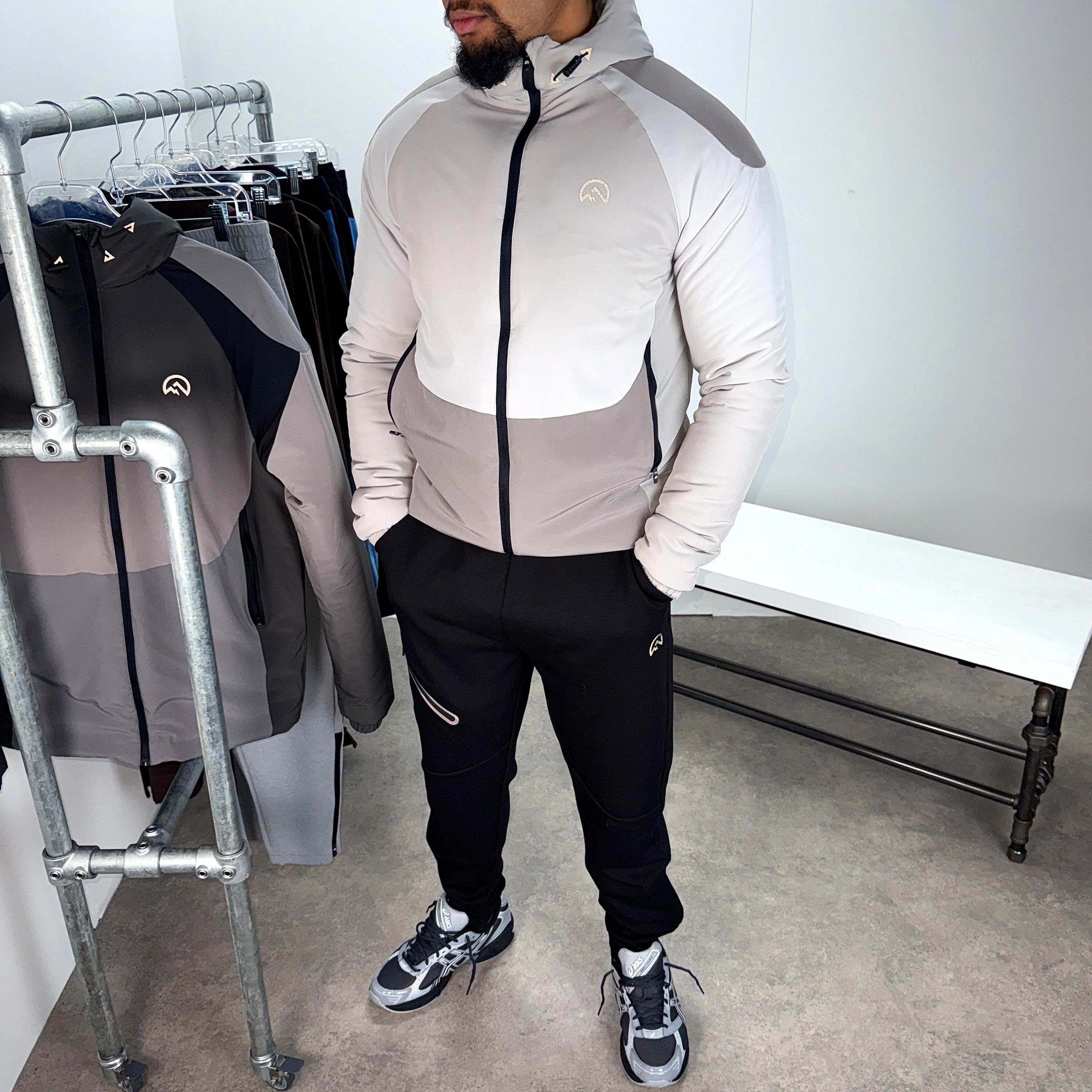 Flux Thermal Axium Jacket 'Light Grey/Concrete/Silver'