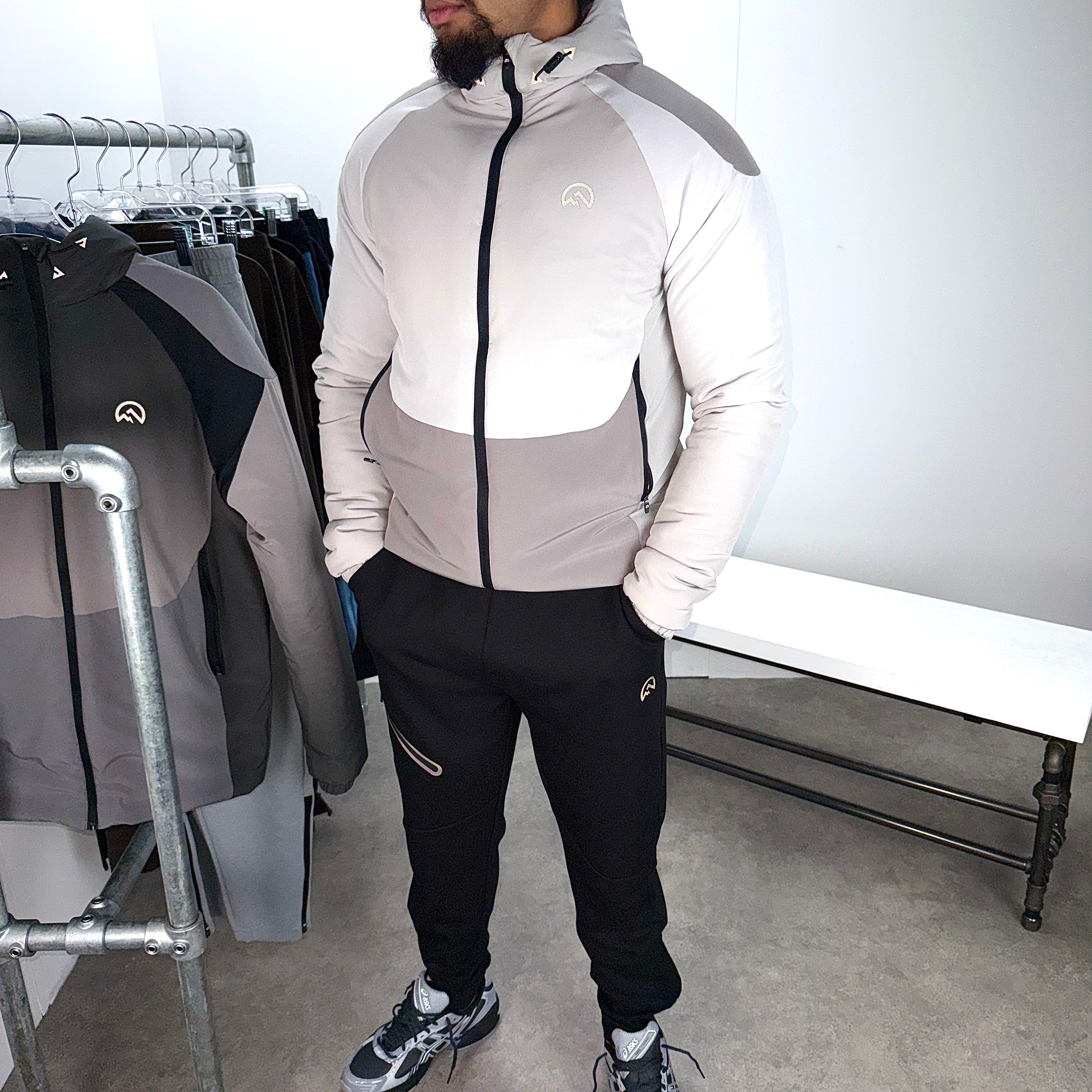 Flux Thermal Axium Jacket 'Light Grey/Concrete/Silver'