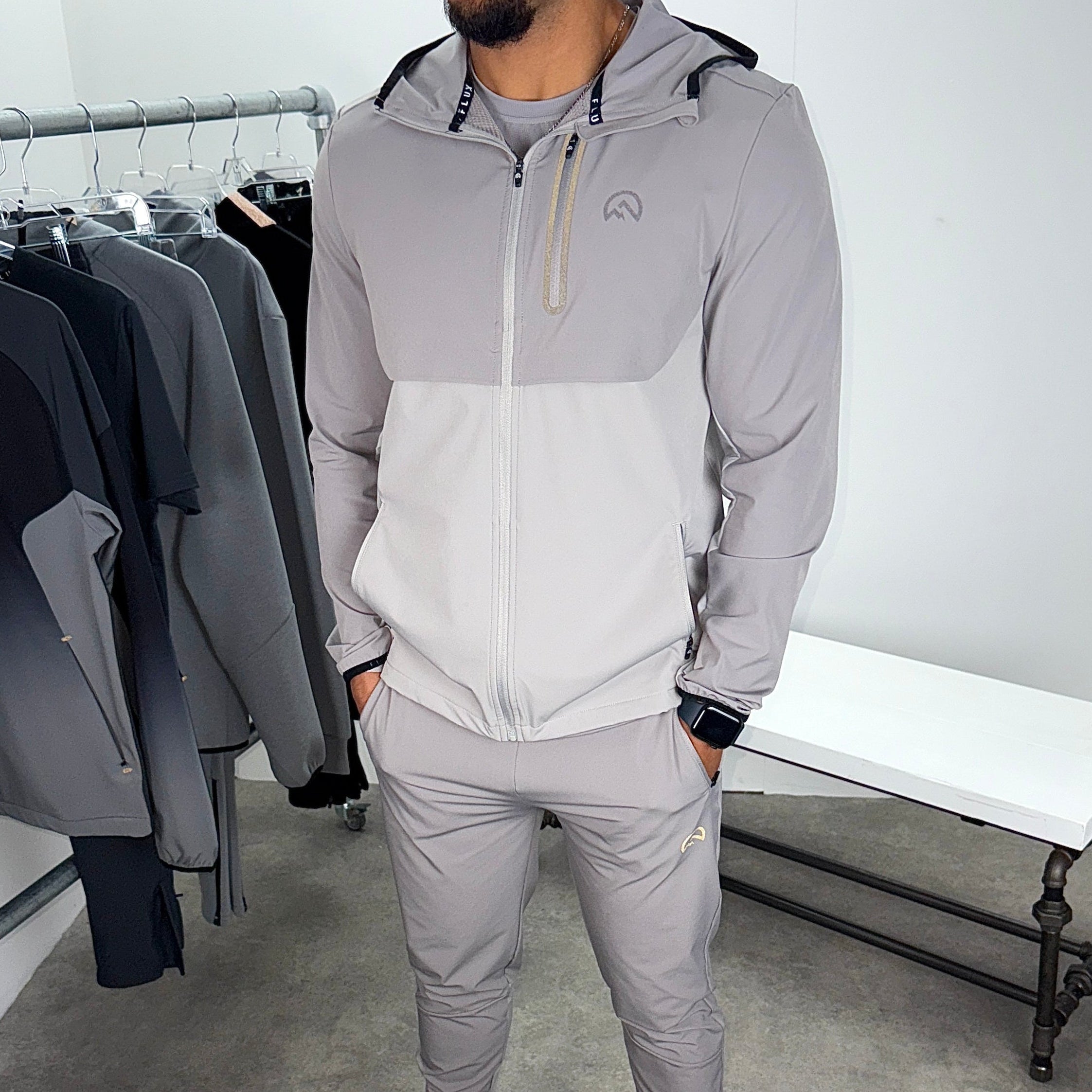 Flux versatility tracksuit set 'dark concrete'