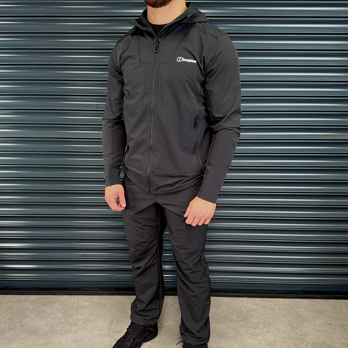 Berghaus Greenbank Jacket Pants Set 'Jet Black'