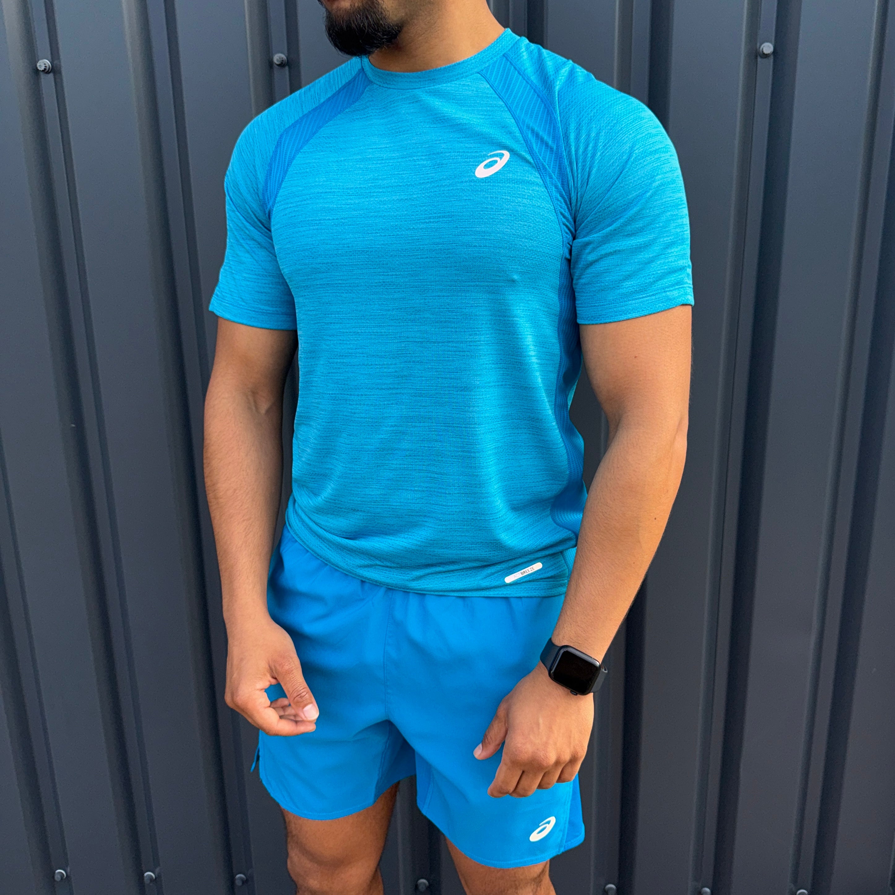 ASICS Road Core Shorts Set 'Aegan Blue'