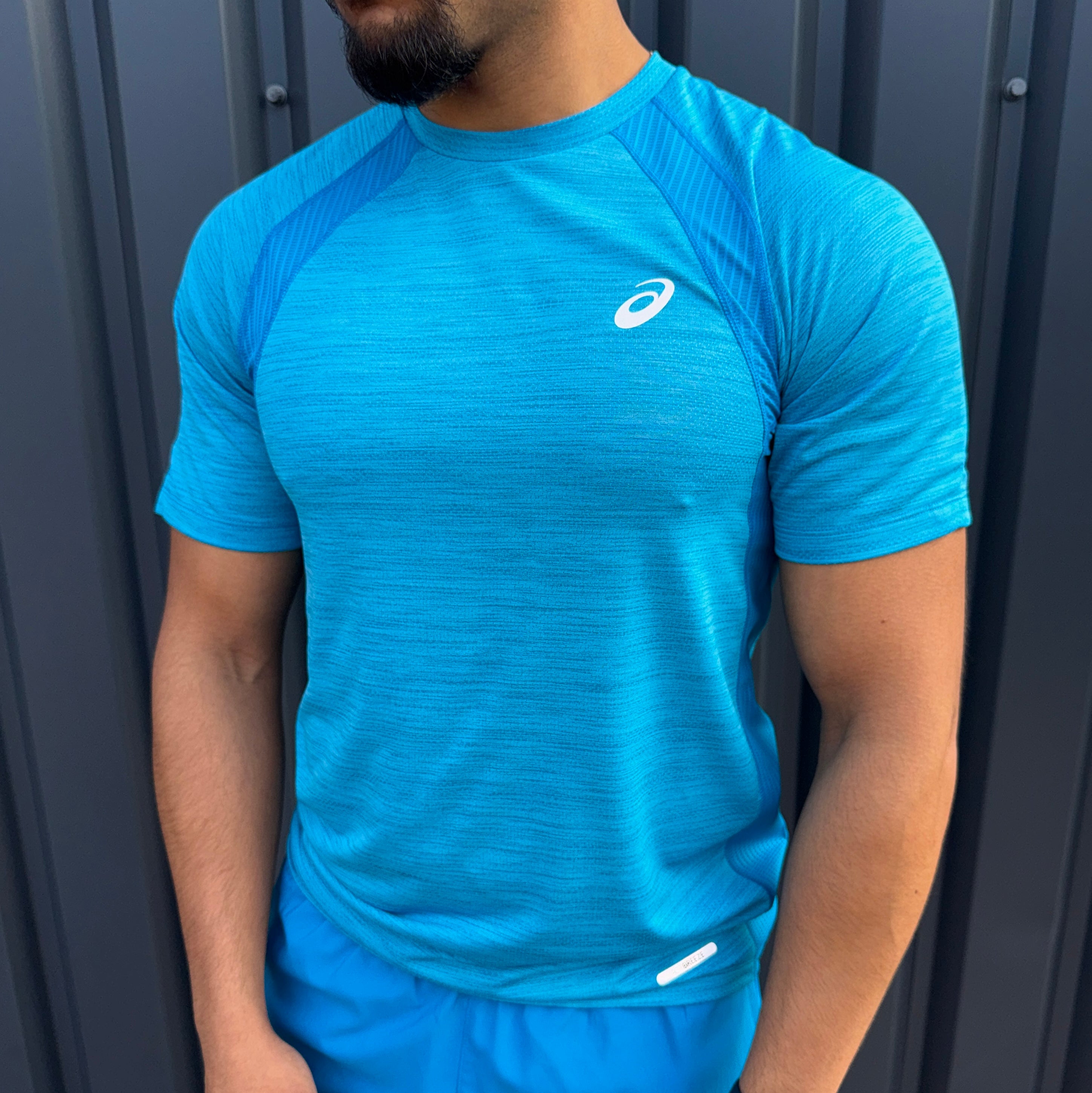 ASICS Road T-Shirt 'Aegan Blue'