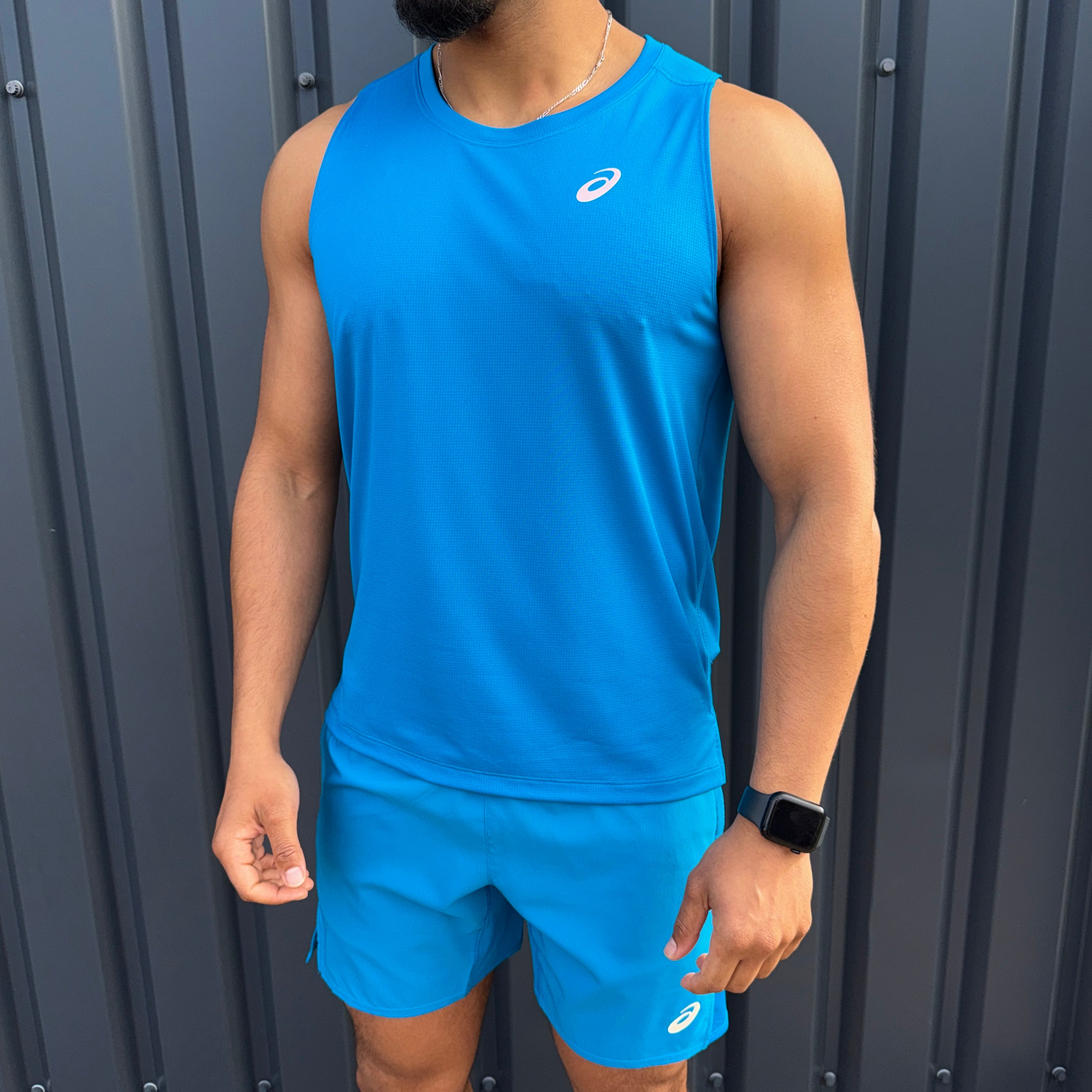 ASICS Core Vest Set 'Aegan Blue'