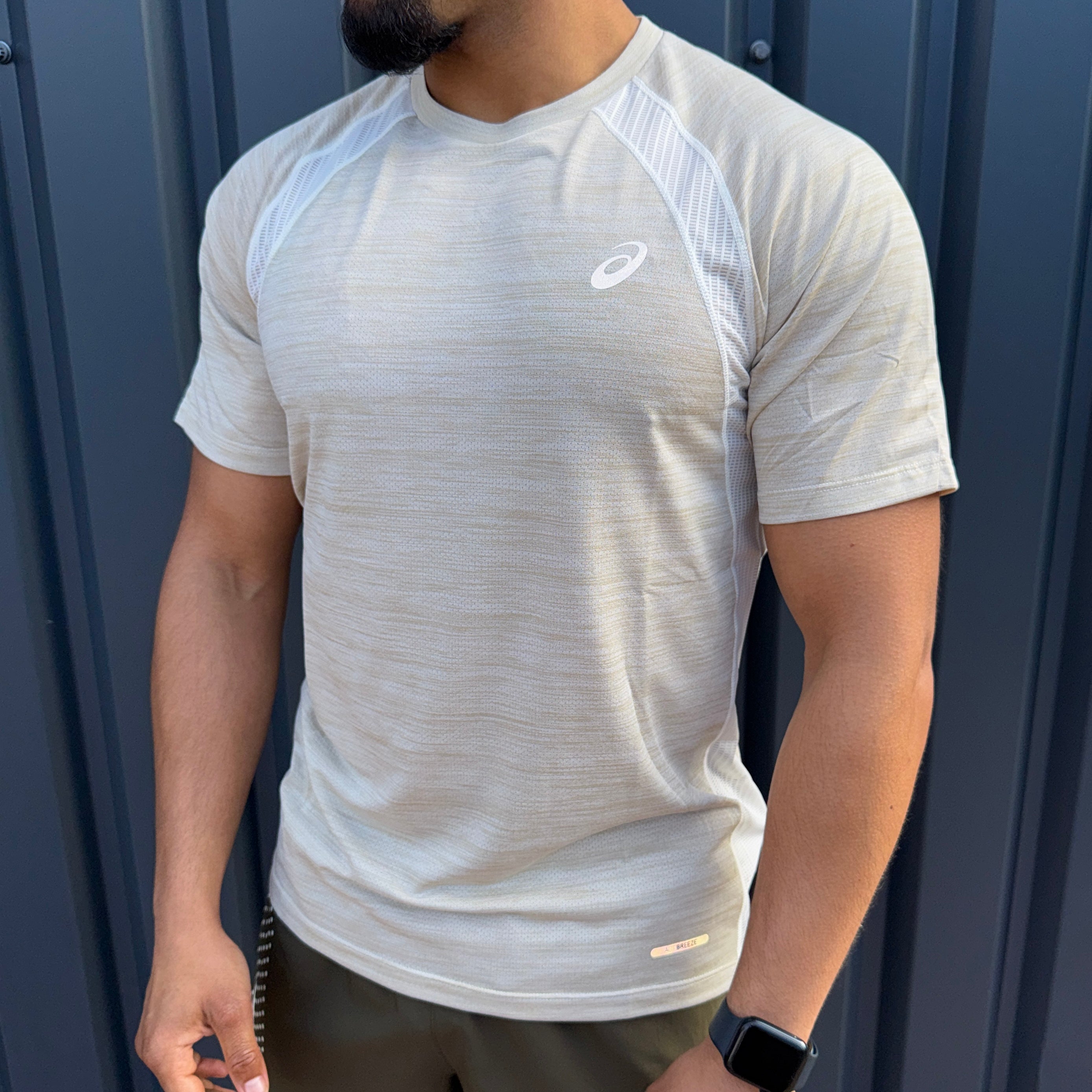 ASICS Road T-Shirt Set 'Cream/Brownstone'