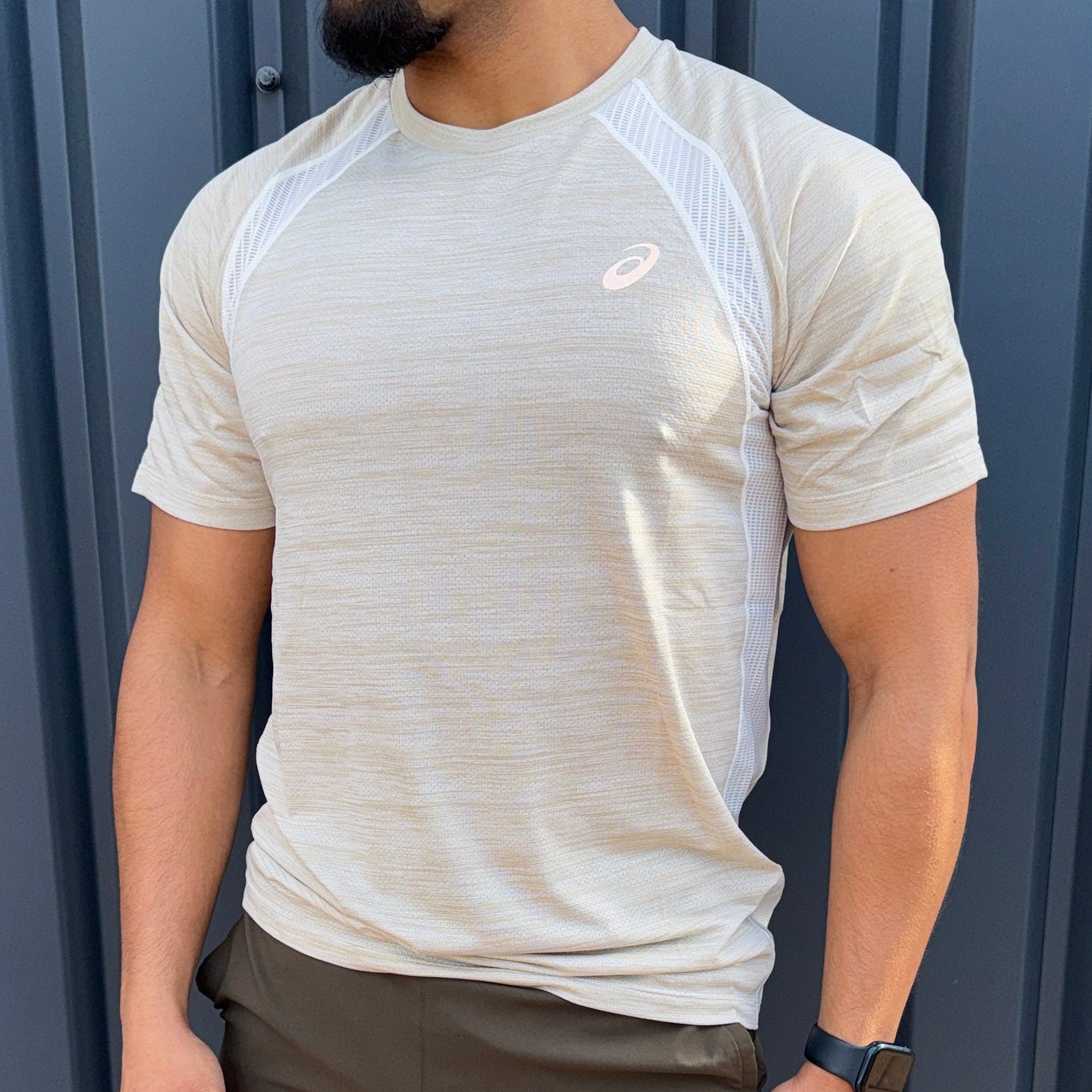 ASICS Road T-Shirt 'Cream'