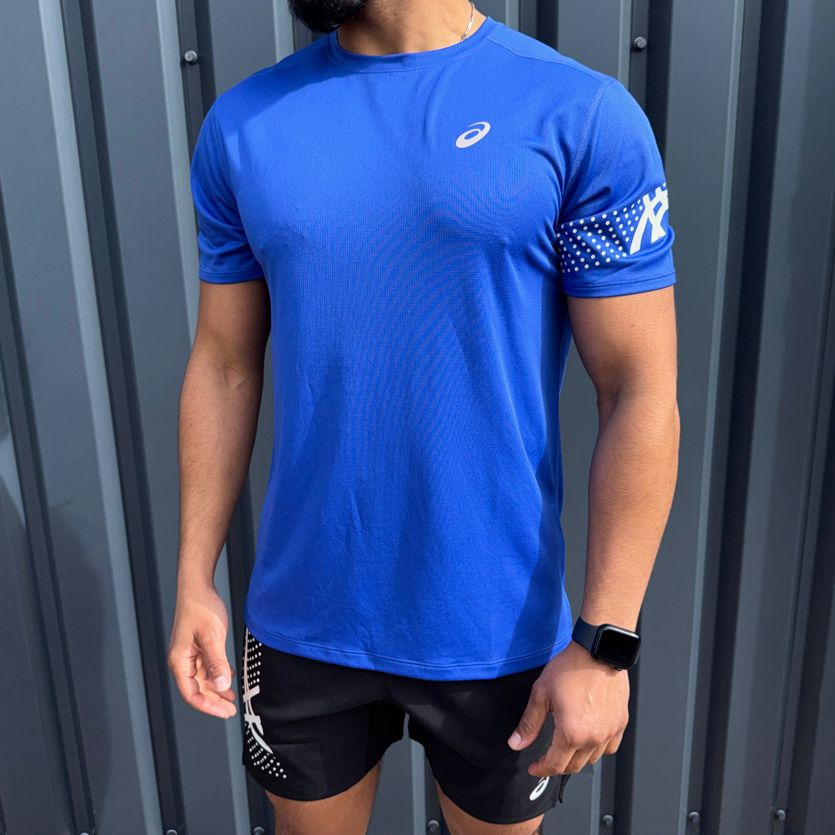 ASICS Icon T-Shirt Set 'Cobalt/Black'
