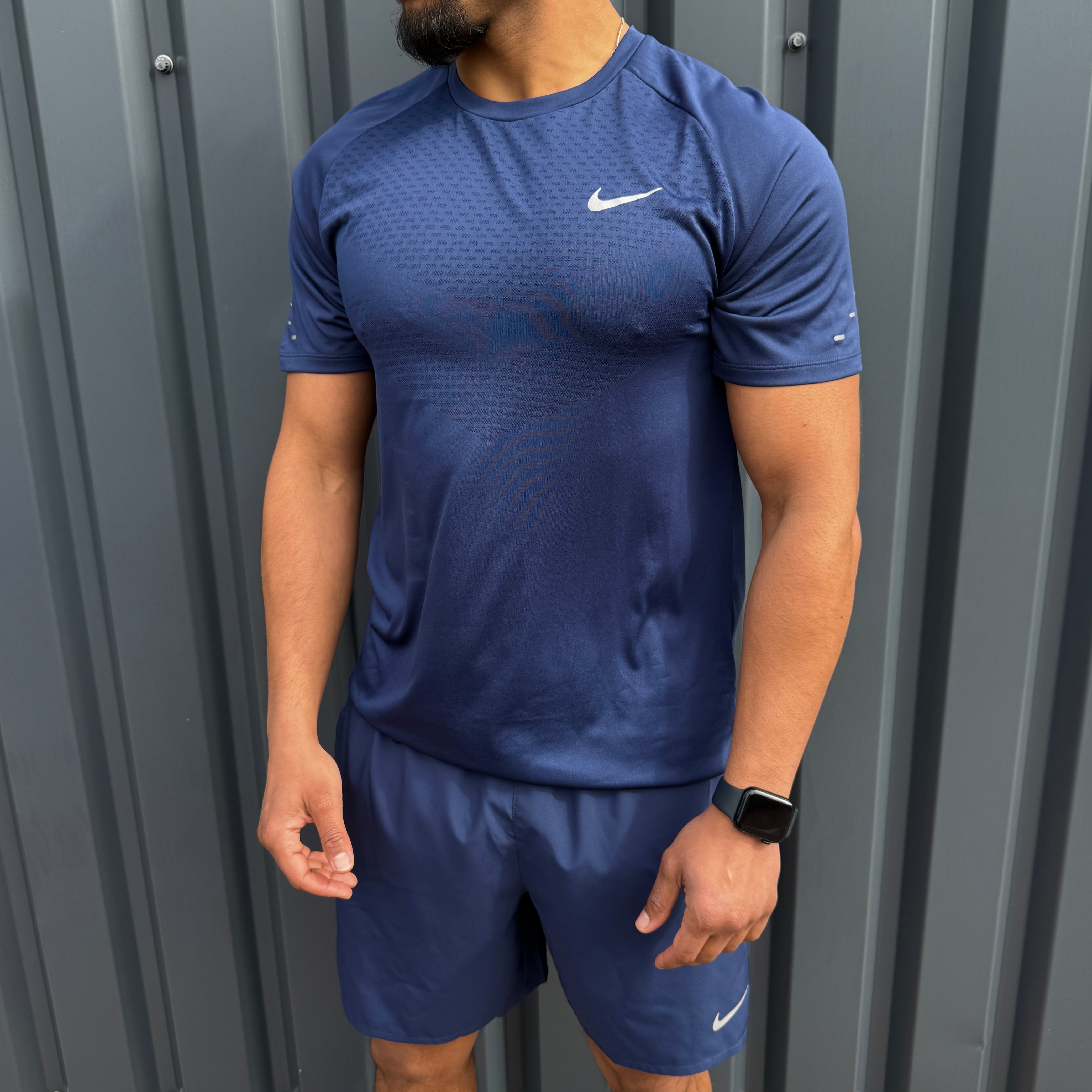 Nike Stride Shorts Set 'Midnight'