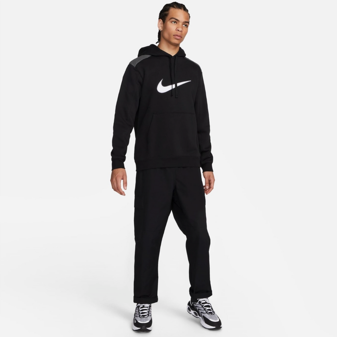 Nike NSW fleece tracksuit 'black grey' set