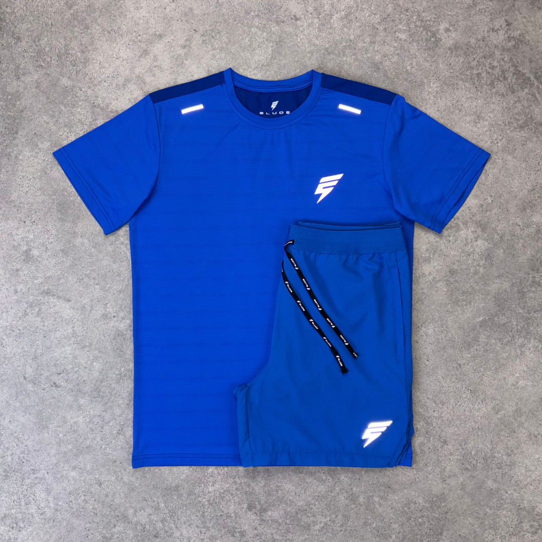 Elude vent t-shirt 'royal blue' set