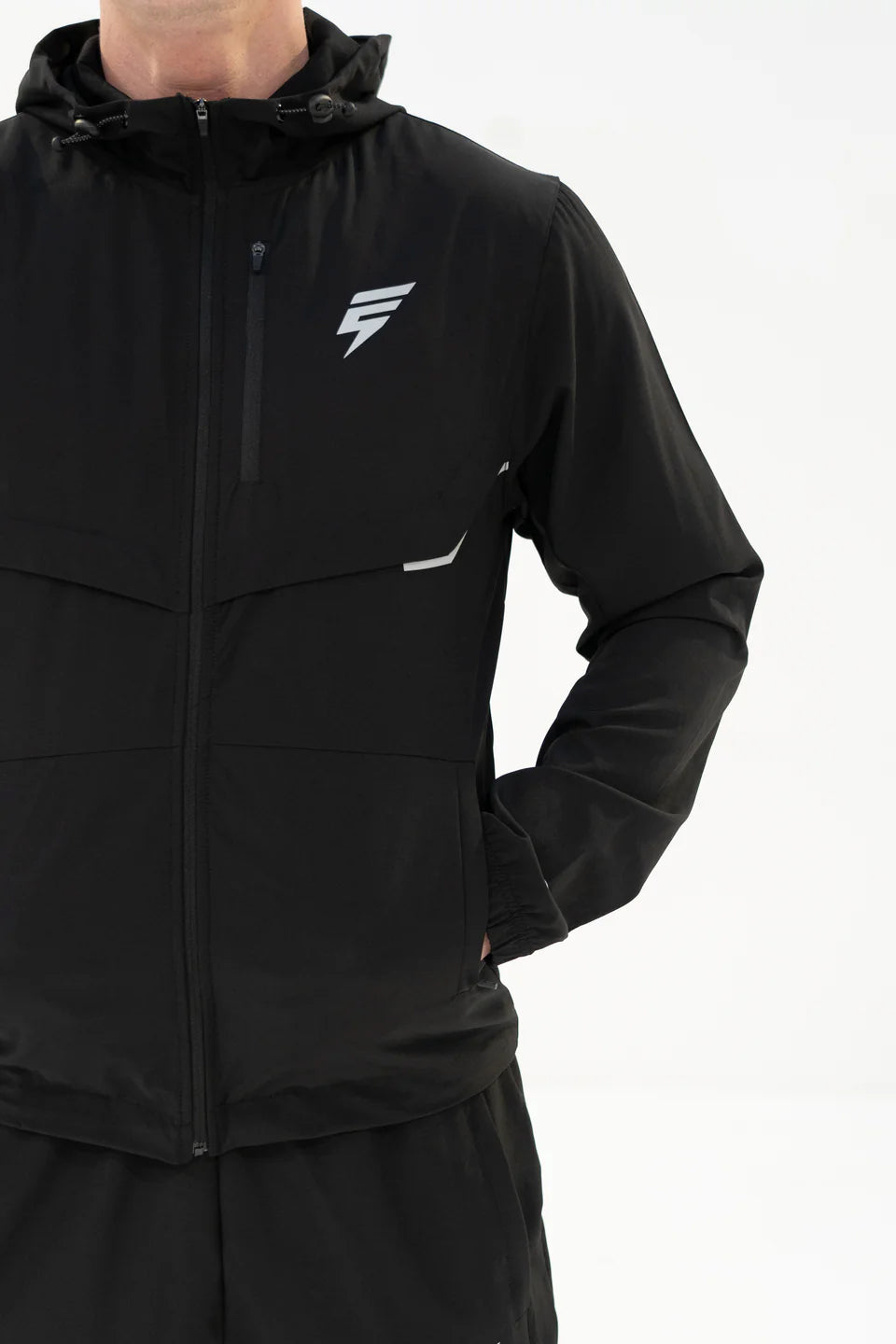 Elude track jacket 'black'