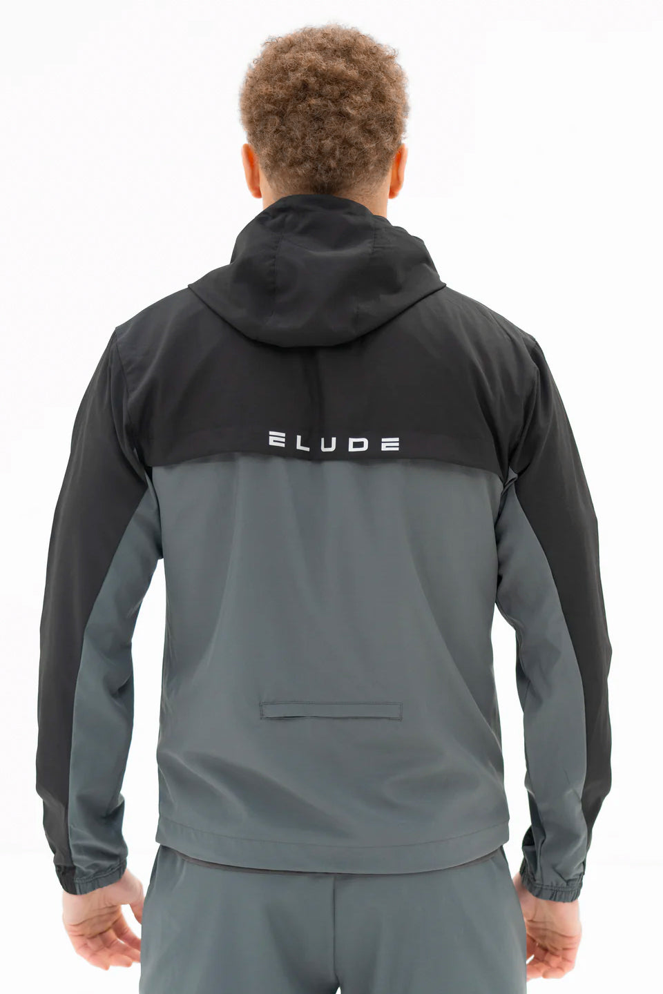 Elude track jacket 'coal/black'