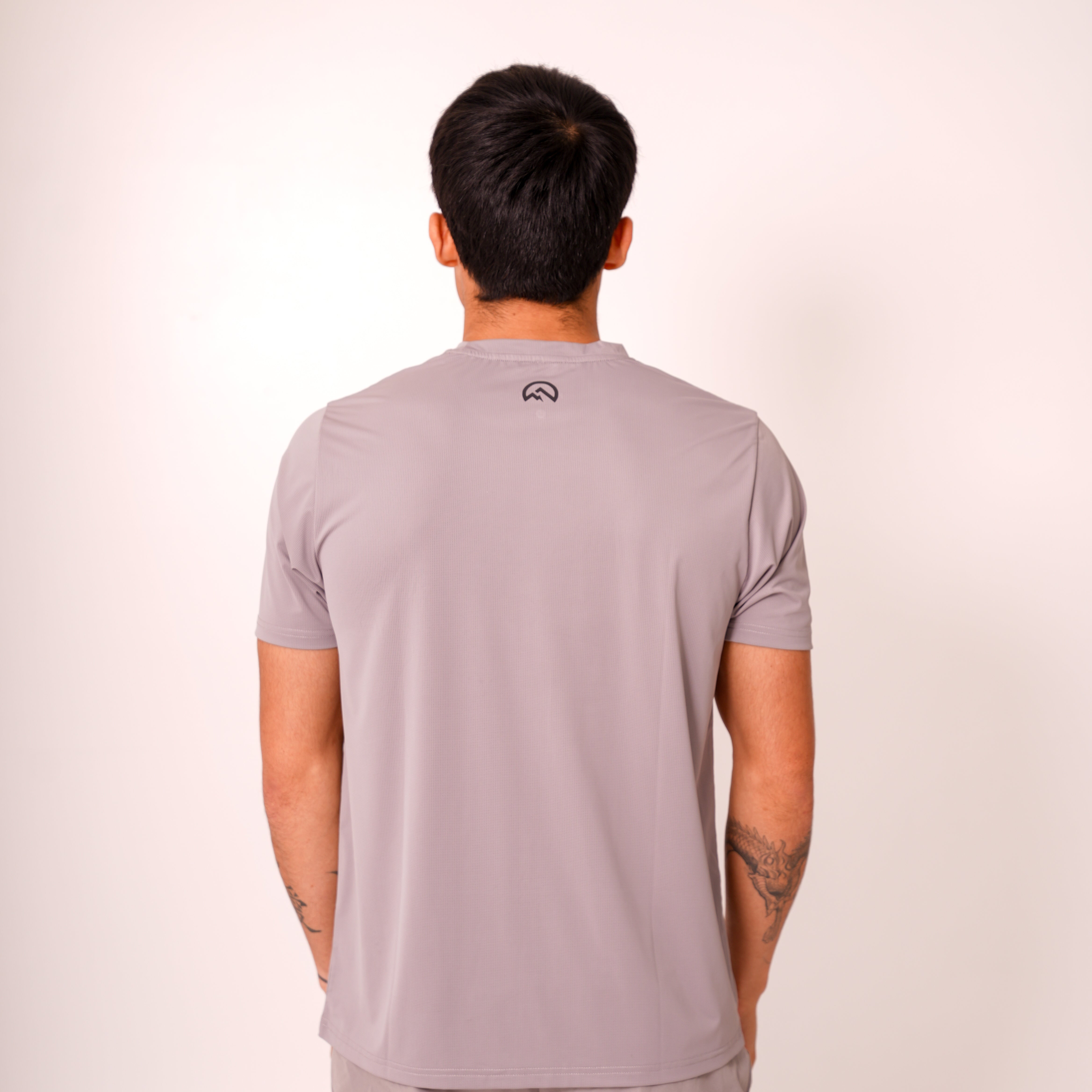 Flux chest logo t-shirt 'concrete' AW25