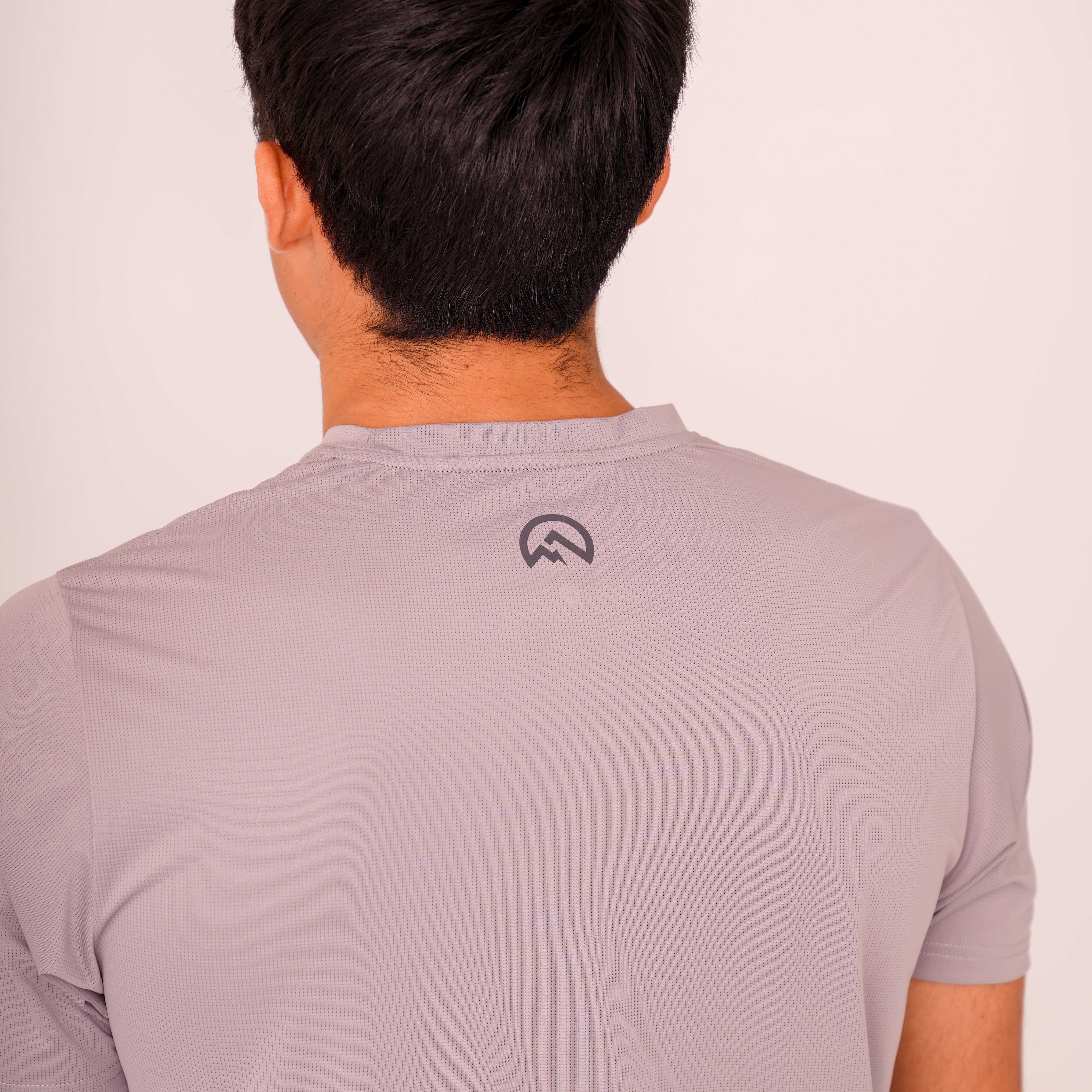 Flux chest logo t-shirt 'concrete' AW25