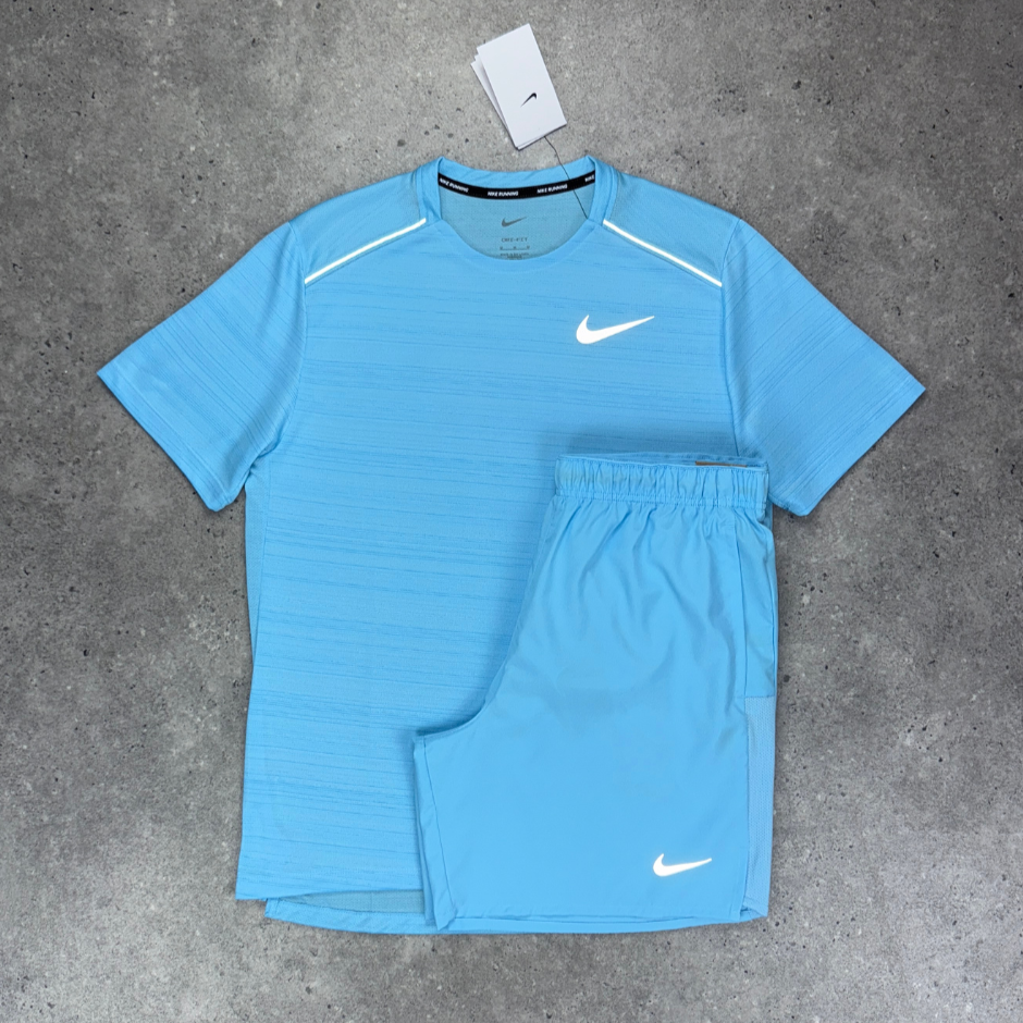 Nike miler 1.0 set 'aquarius blue'