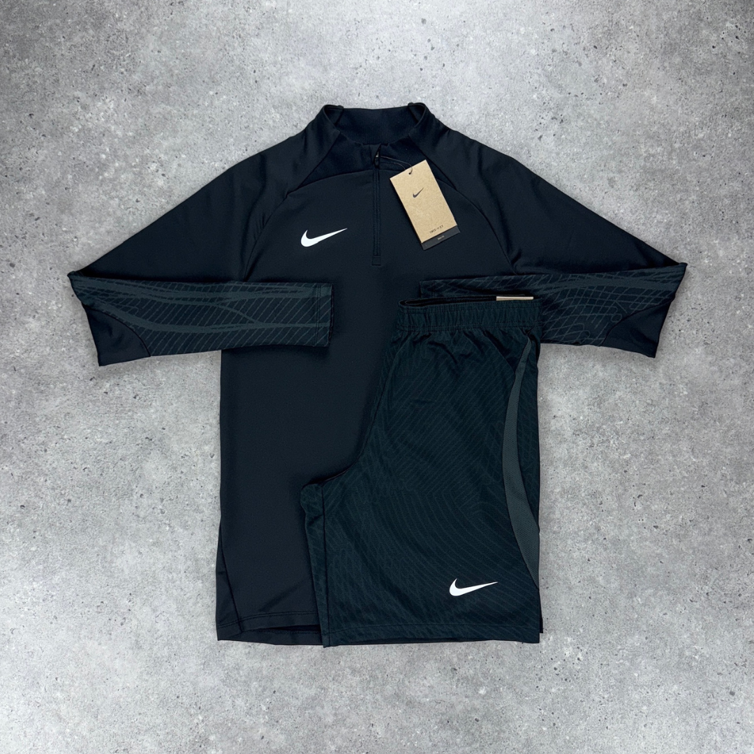 Nike strike 1/4 zip drill set 'black'