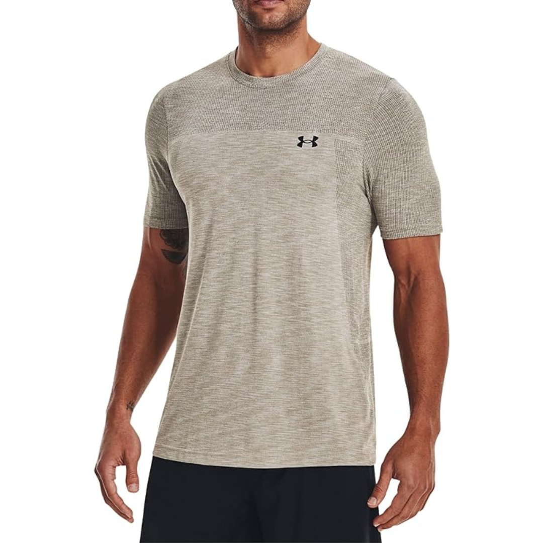 Under armour seamless t-shirt 'olive/grey'