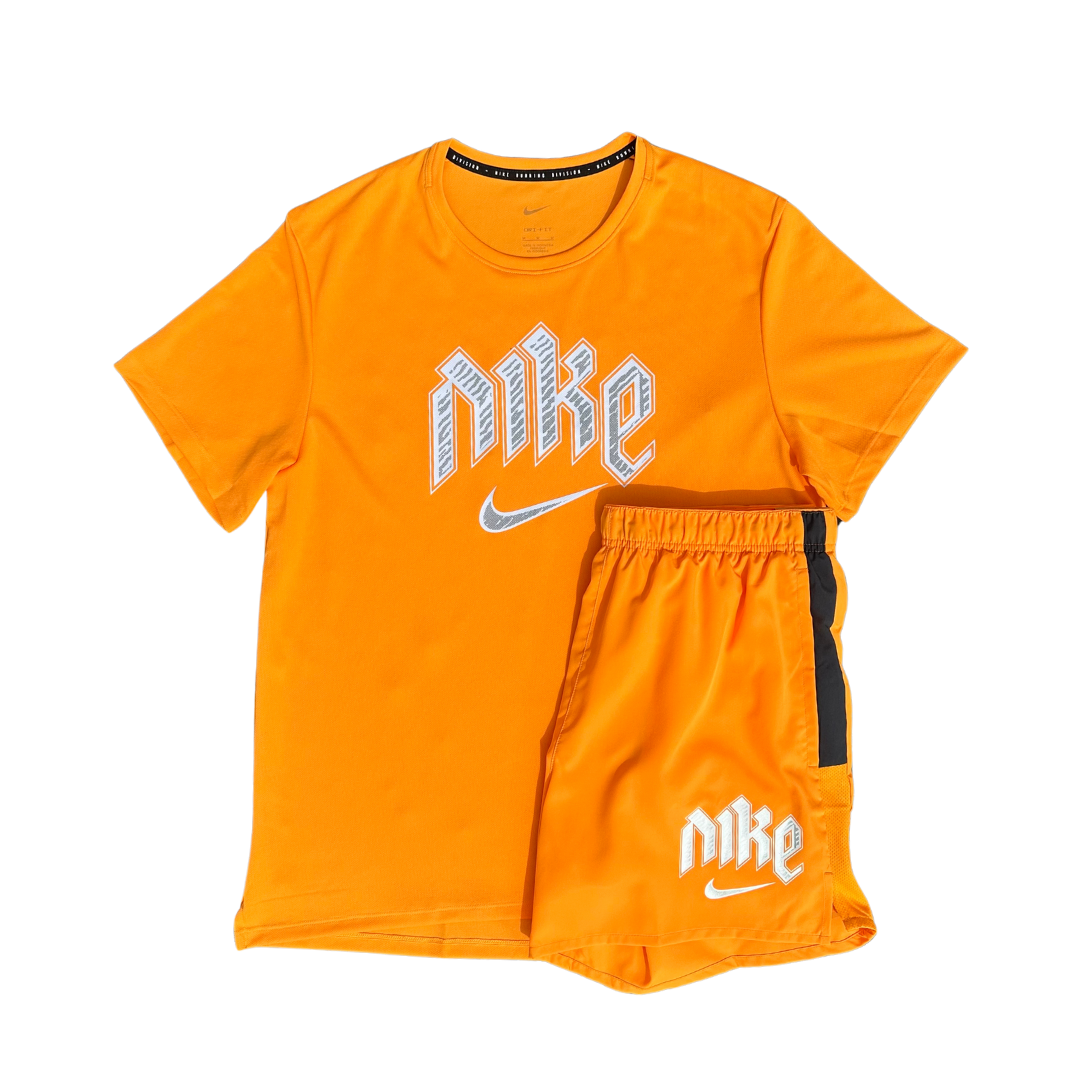 Nike Running Division 'Vivid Orange' Set